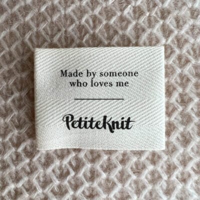 Made by someone who loves me- label