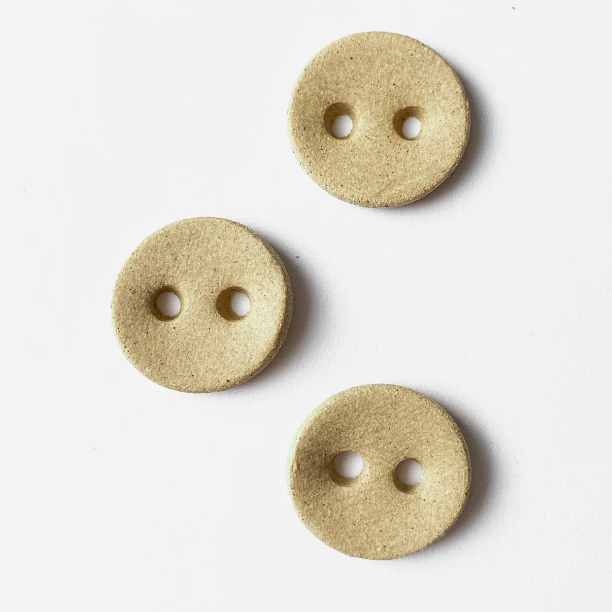 Sandstone Ceramic Button 24mm