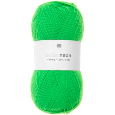 Rico Neon Socks 4ply Groen