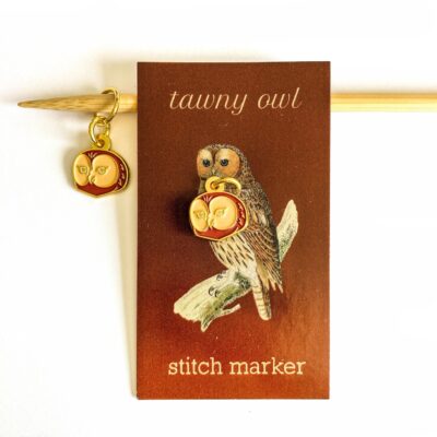 Autumn stitch markers  Owl FireFly