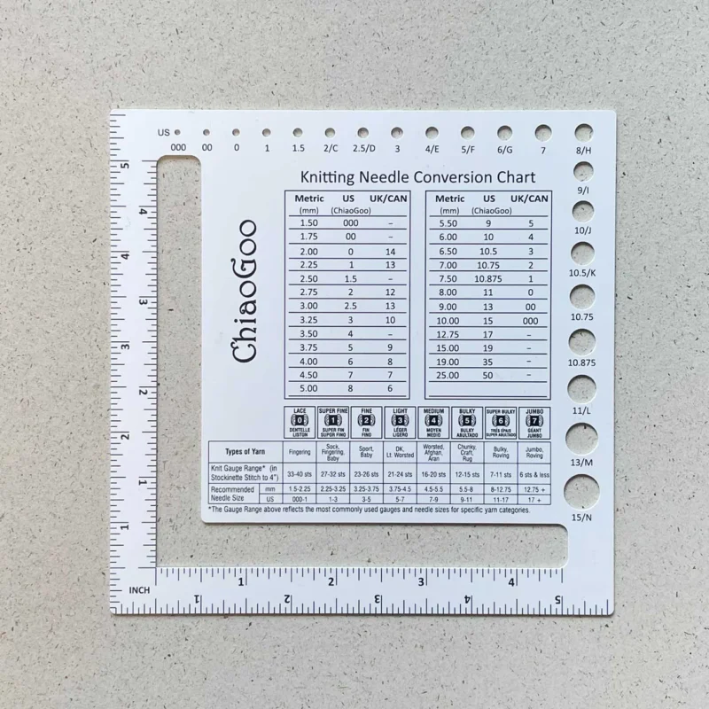 ChiaoGoo gauge meter groot