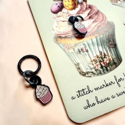 FireFly Cupcake stitch marker