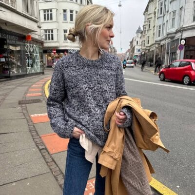 Melange Sweater by PetiteKnit