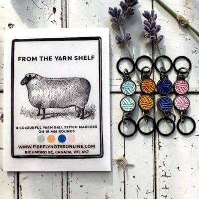 From the Yarn Shelf FireFly Stitch Markers